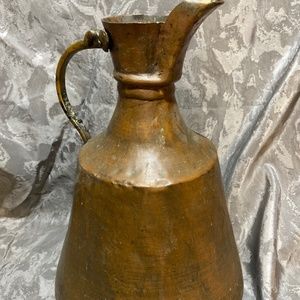 Vintage Copper & Brass Pitcher